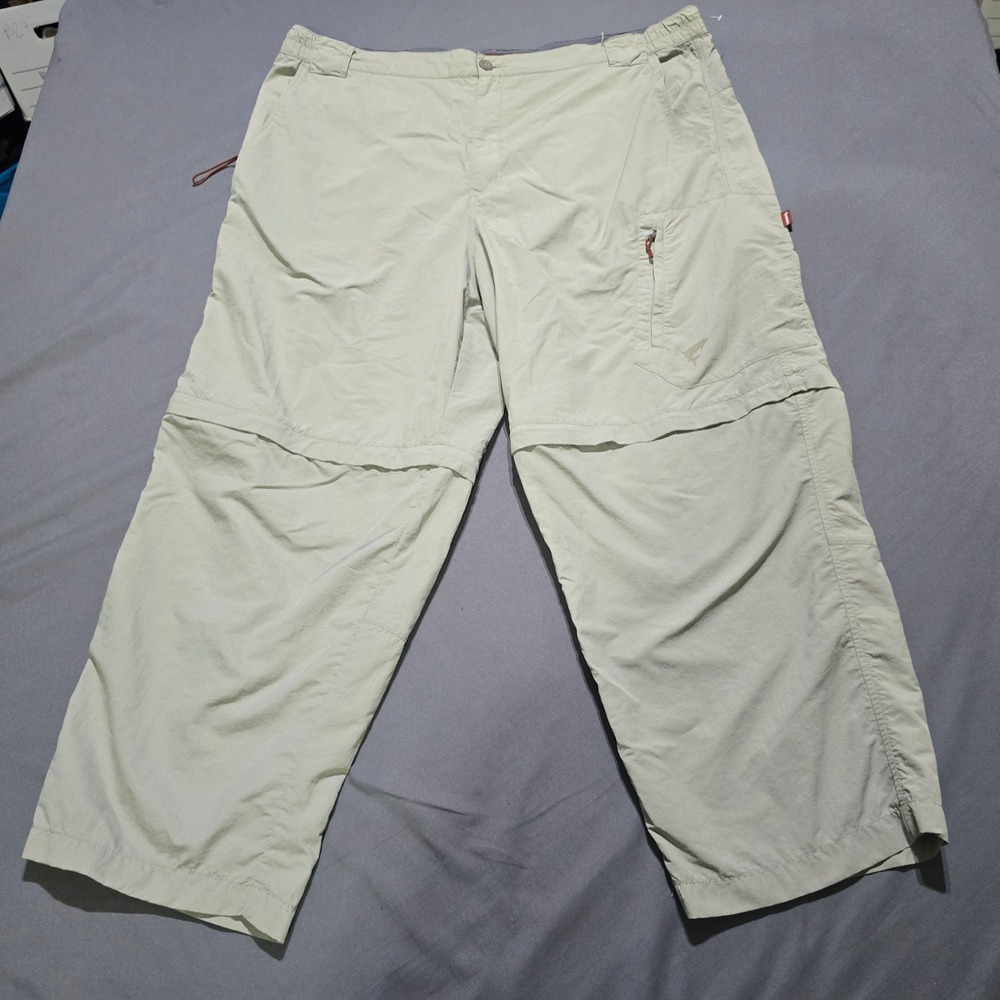 Simms Fishing Products Convertible Pants Mens XXL Gray COR3 Nylon Hiking Cargo